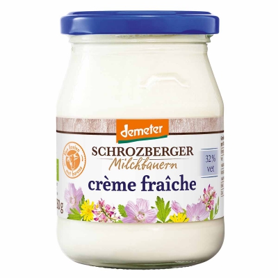 Creme fraiche 250gr glas SCHROZBERGER