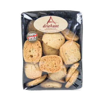 Spelt-anijskoekjes DRIEKANT