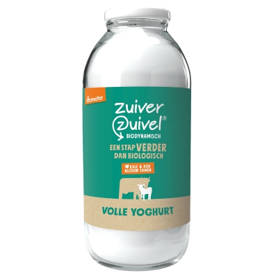 Volle yoghurt dem (glas) ZUIVER ZUIVEL