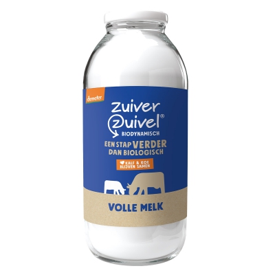 Volle melk dem (glas) ZUIVER ZUIVEL