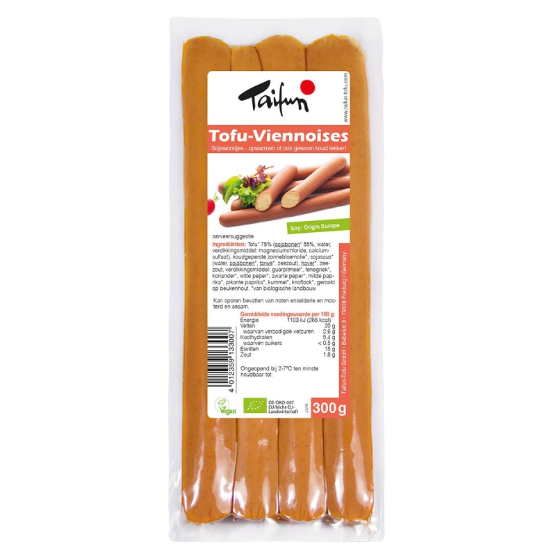 Tofu-wieners 4st vegan