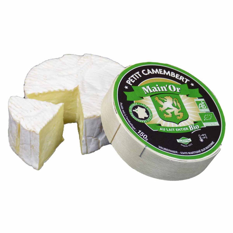 Petit camembert main-or
