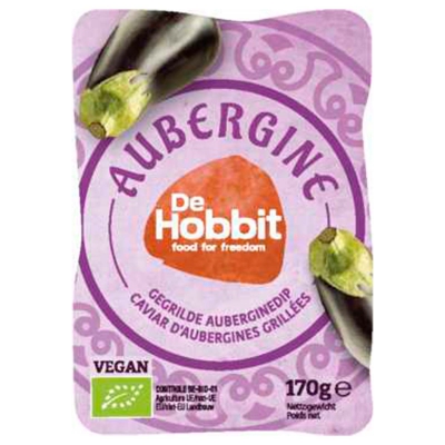 Aubergine spread vegan HOBBIT