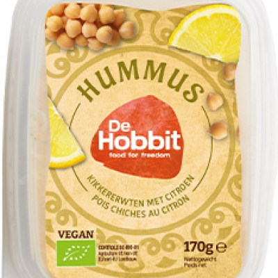 Hummus met citroen vegan HOBBIT