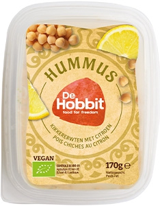 Hummus met citroen vegan