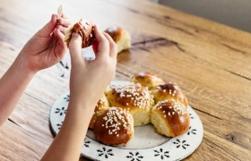 Vegan driekoningenbroodjes