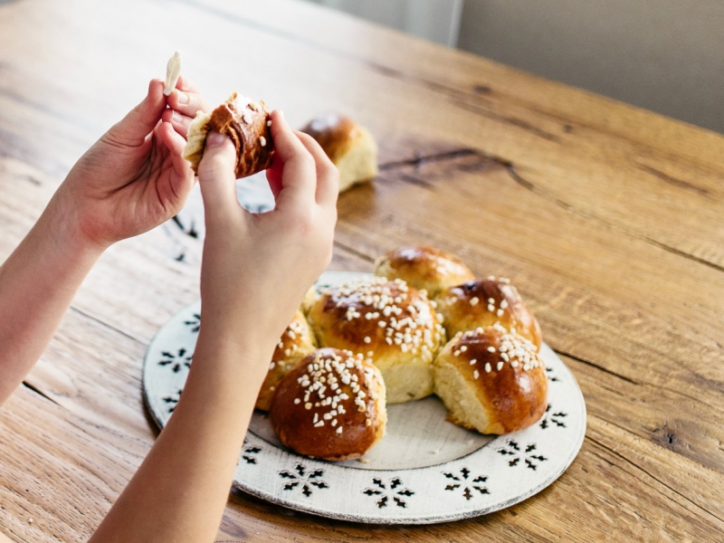 Vegan driekoningenbroodjes