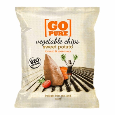 Zoete aardappelchips GO PURE