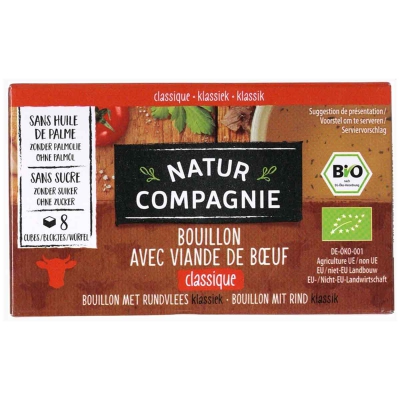 Runderbouillon blokjes NATUR COMPAGNIE