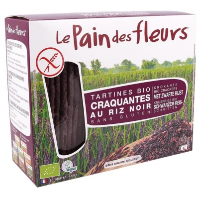 Crackers zwarte rijst LE PAIN DES FLEURS