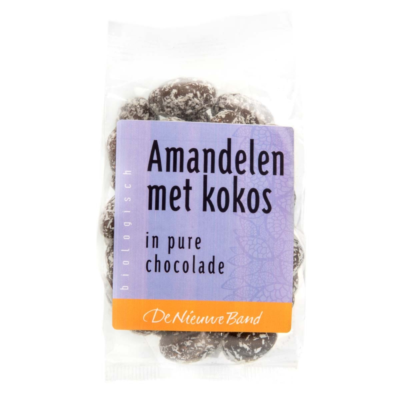 Amandelen kokos choco puur