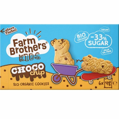 Kids choco chip koekjes FARM BROTHERS