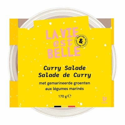 Curry salade vegan LA VIE EST BELLE