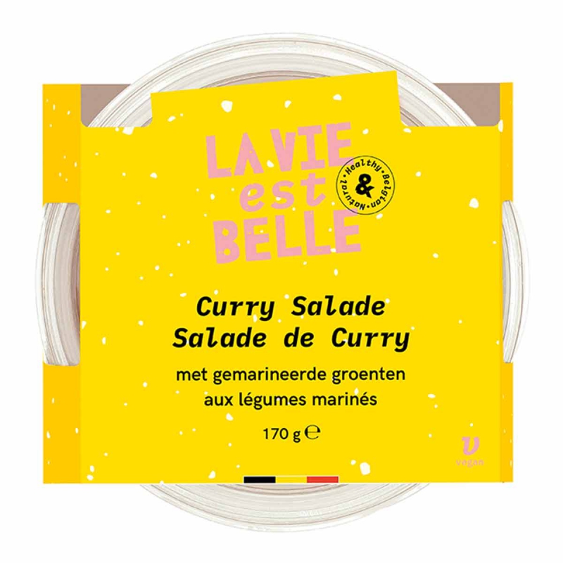 Curry salade vegan