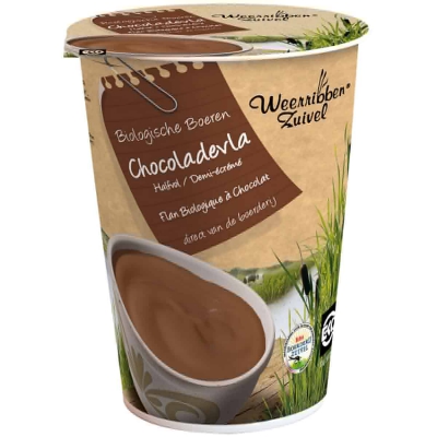 Chocoladevla beker WEERRIBBEN