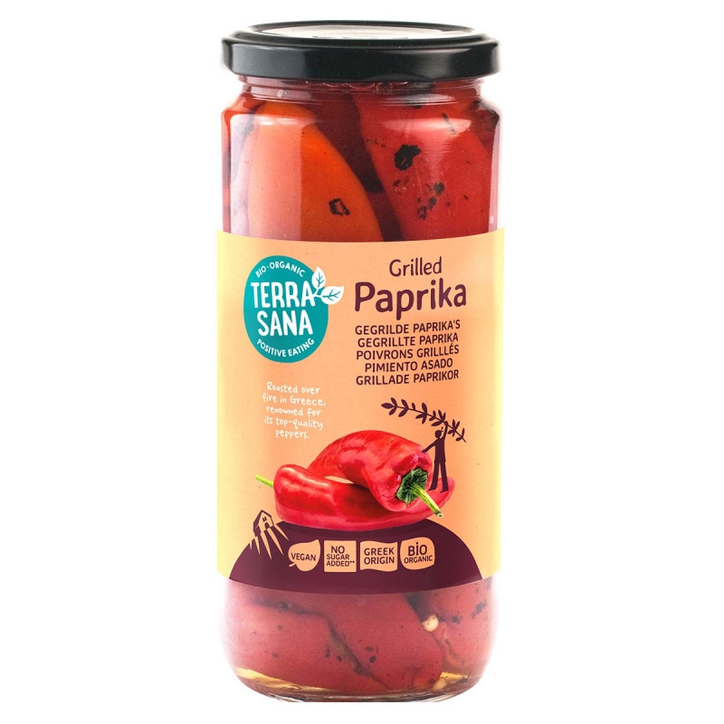 Gegrilde paprika