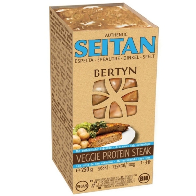 Seitan prot. steak spelt BERTYN