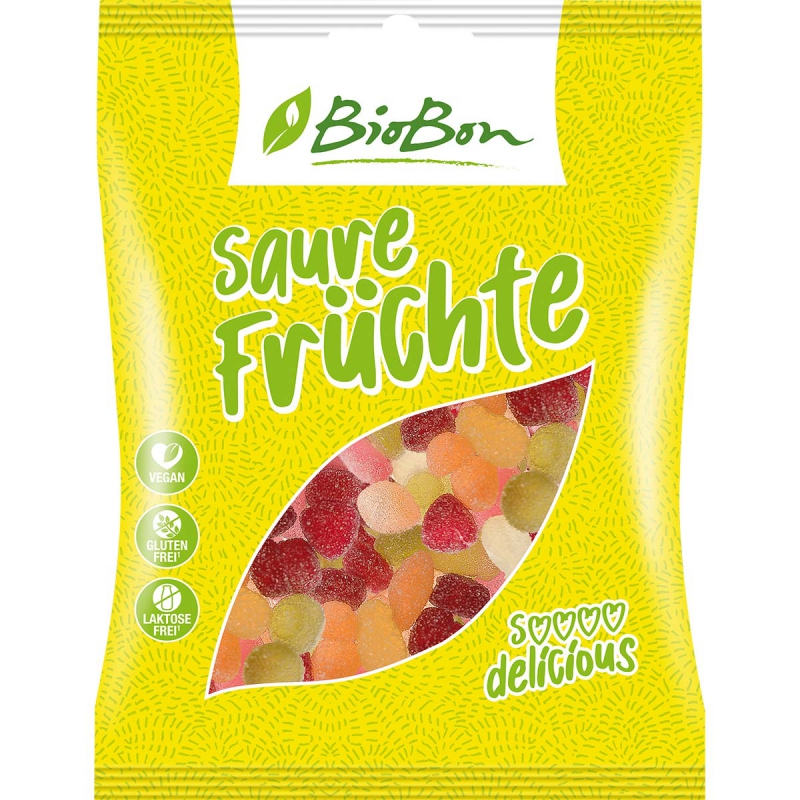 Zure fruit snoepjes vegan