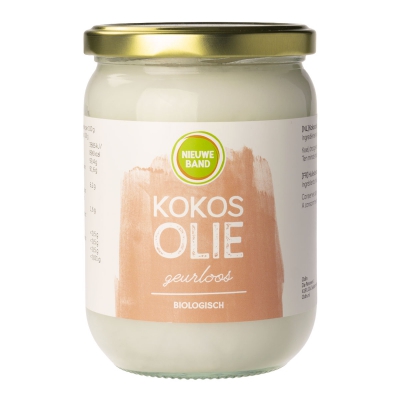 Kokosolie (geurloos) NIEUWE BAND