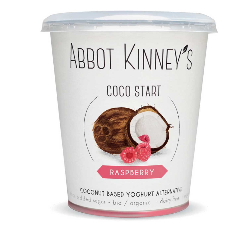 Kokosstart framboos vegan