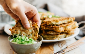 Courgette fritters