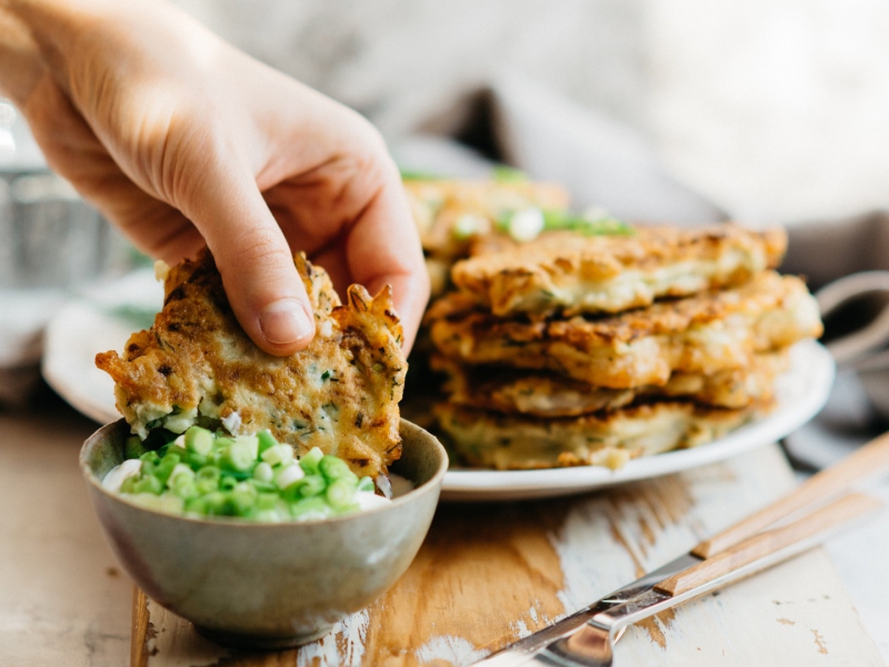 Courgette fritters