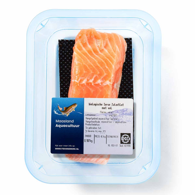 Zalmfilet met vel