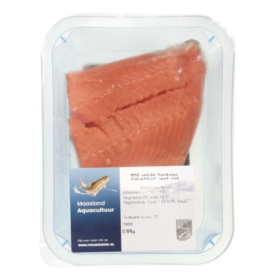 Zalmfilet sockeye met vel MAASLAND AQUACULTUUR