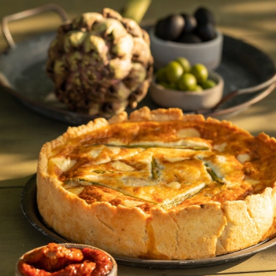 quiche met artisjok recept