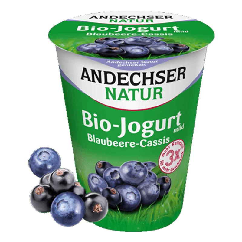 Yoghurt bosbes cassis (beker)