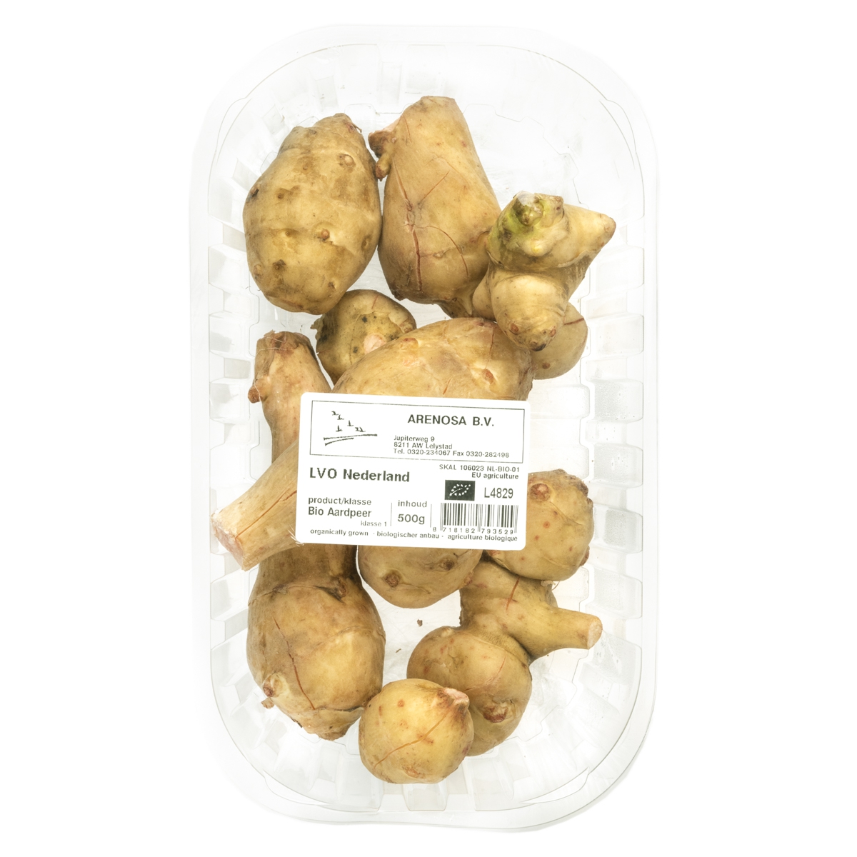 Aardpeer verpakt