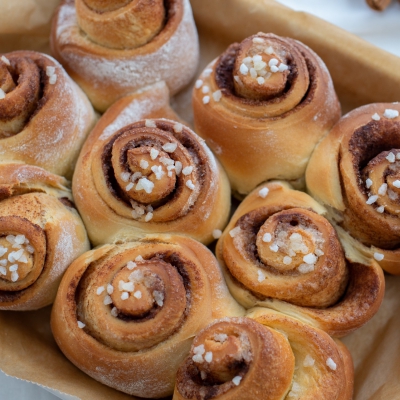 Kaneelbroodjes met pompoen