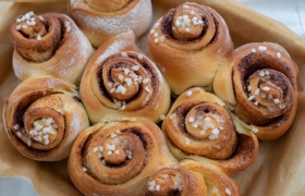 Kaneelbroodjes met pompoen