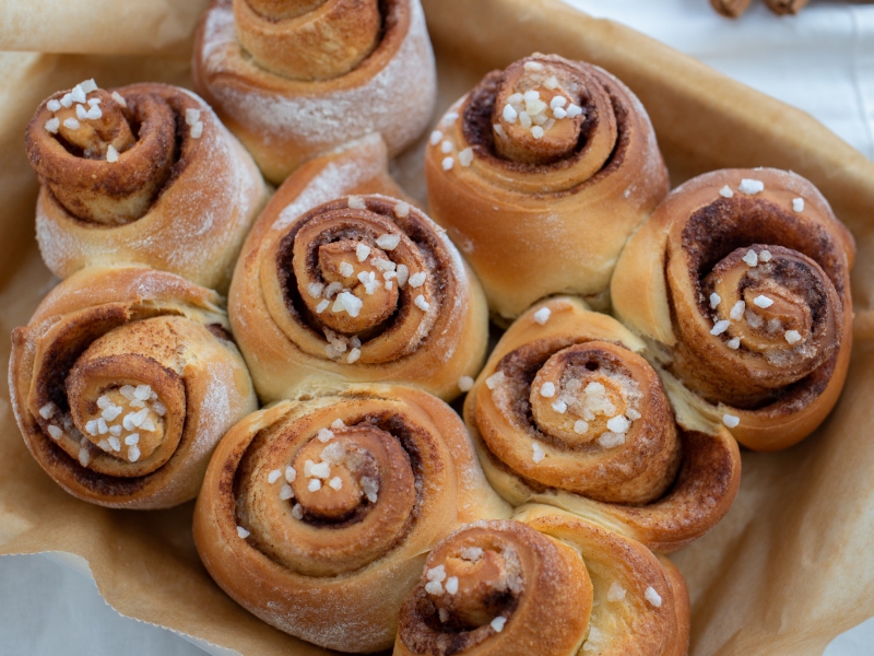 Kaneelbroodjes met pompoen