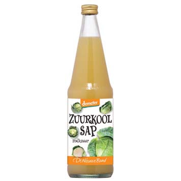 Zuurkoolsap (met melkzuur)