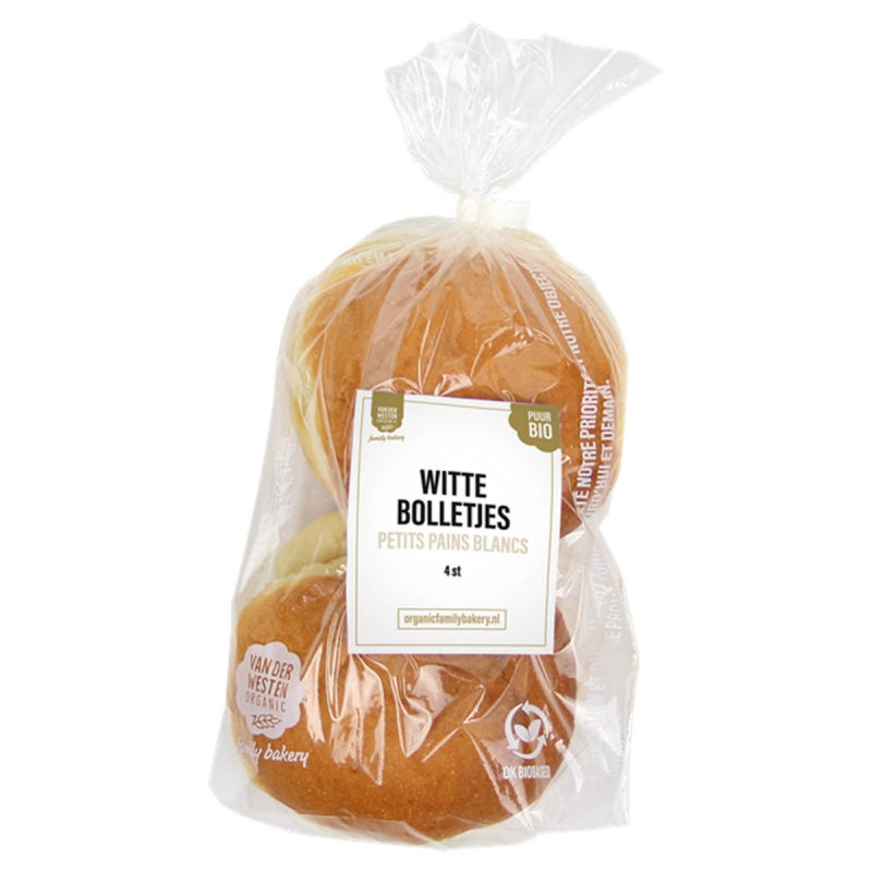 Bolletje tarwe wit 4st