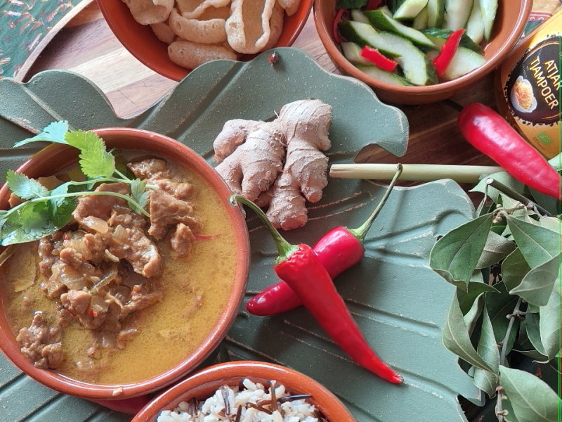 Seitan rendang