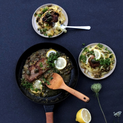 Seitan piccata