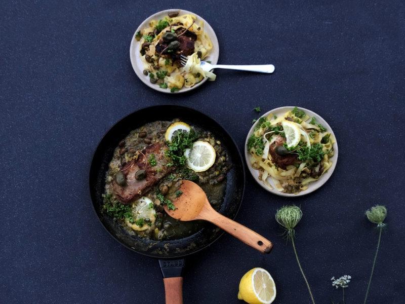 Seitan piccata