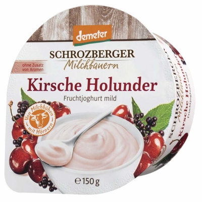 Yoghurt kers vlierbessen SCHROZBERGER
