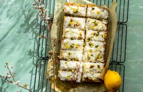 Vegan kokoscitroenrepen