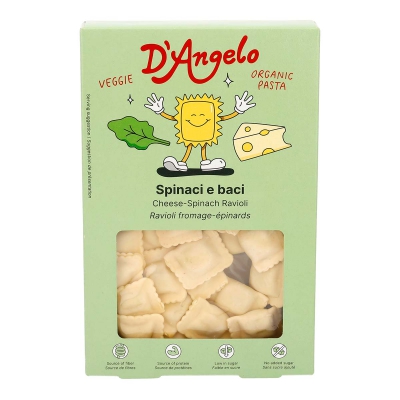 Ravioli kaas-spinazie bloem D'ANGELO PASTA