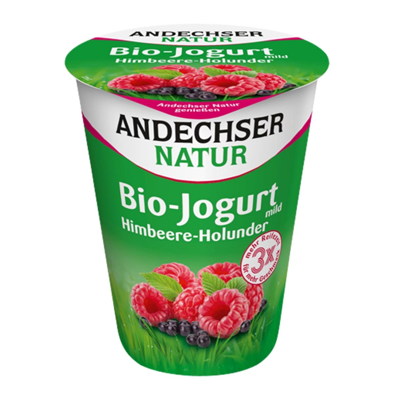 Yoghurt framboos vlierbes (beker)