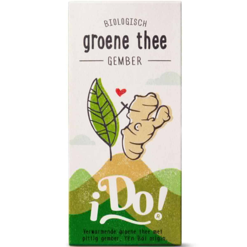 Groene thee gember