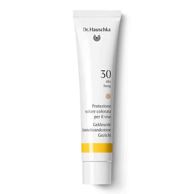 Gekleurde zonnecreme DR. HAUSCHKA