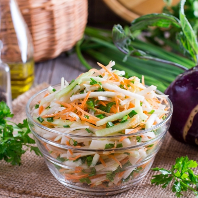Thaise koolrabisalade