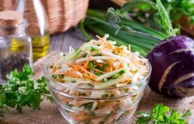 Thaise koolrabisalade
