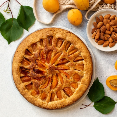 Frangipane abrikozentaart