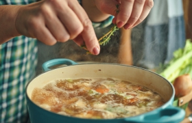 Bouillon van een broederhaantje 