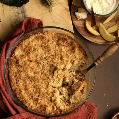 Herfstfruitcrumble